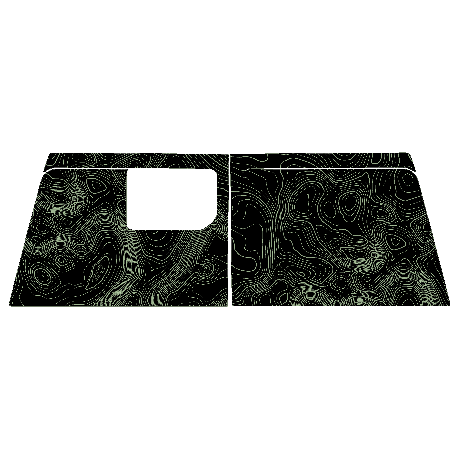 Topo Cargo Area Overlay Kit Part 1 (Printed Series) - 2021+ Bronco 4 Door - Image 41