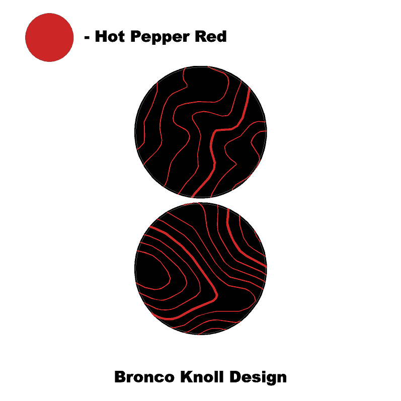 Topo Cup Holder Inserts (Printed Series + Acrylic) - 2021+ Bronco - Image 59