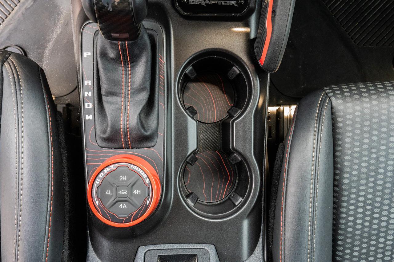 Topo Cup Holder Inserts (Printed Series + Acrylic) - 2021+ Bronco - Image 9
