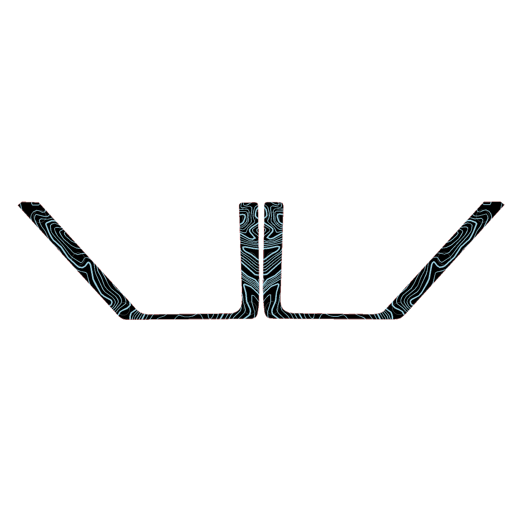 Topo Front Door Net Trim Overlay Kit (Printed Series) - 2021+ Bronco - Image 7