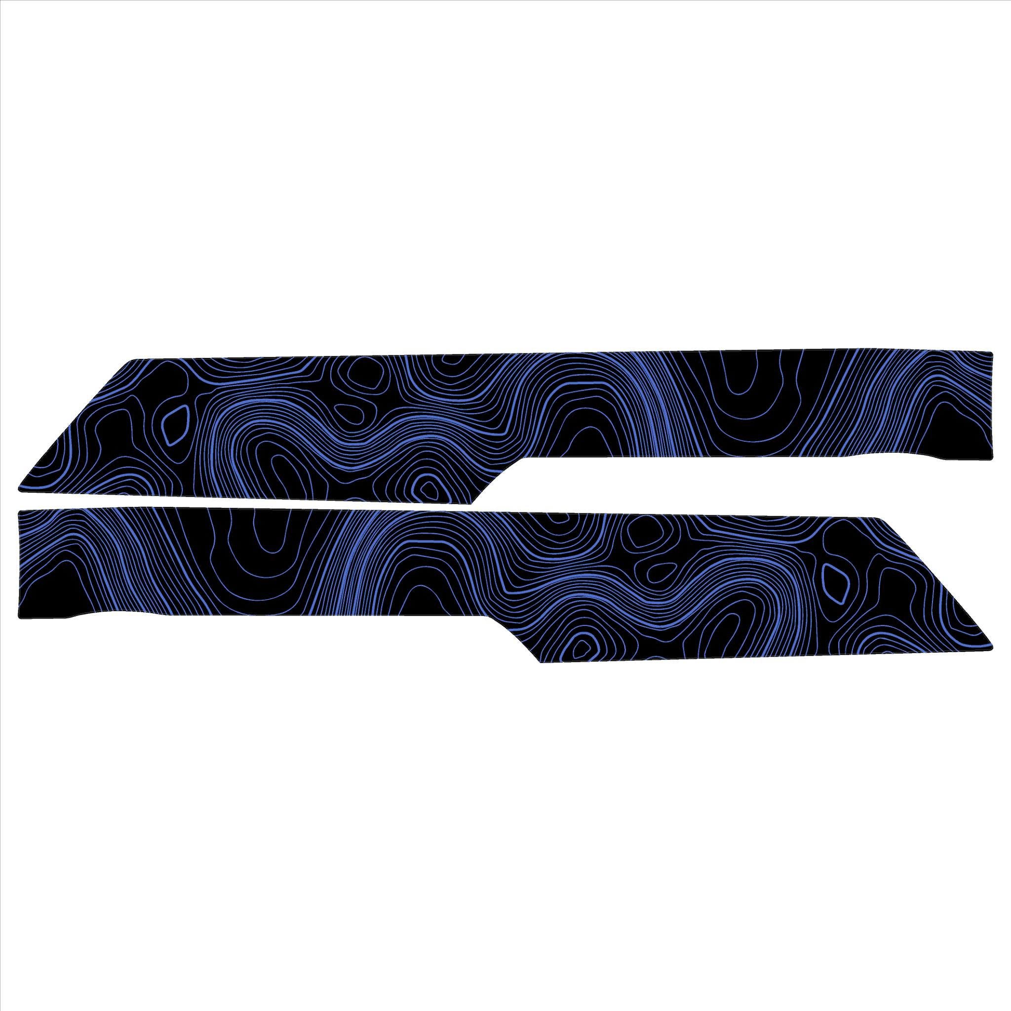 Topo Front Interior Upper Door Card Insert Overlays (Printed Series) - 2021+ Bronco 4 Door - Image 32