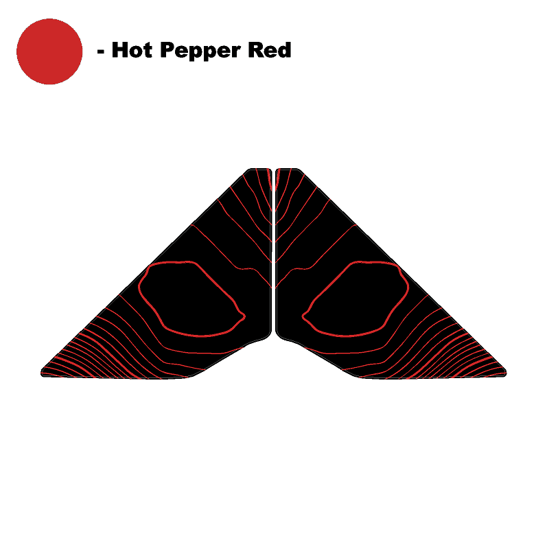 Topo Front Window Triangle Overlay (Printed Series) - 2021+ Bronco 4 Door - Image 15