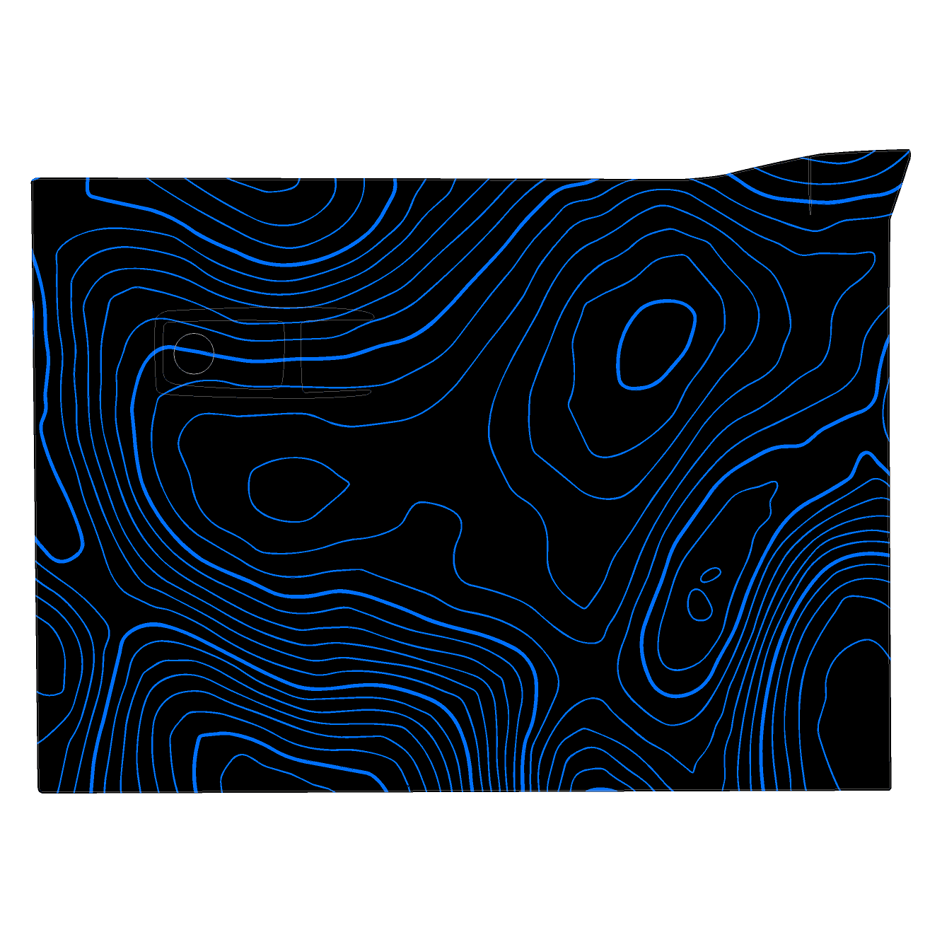 Topo Glovebox Overlay Kit (Printed Series) - 2021+ Bronco - Image 23