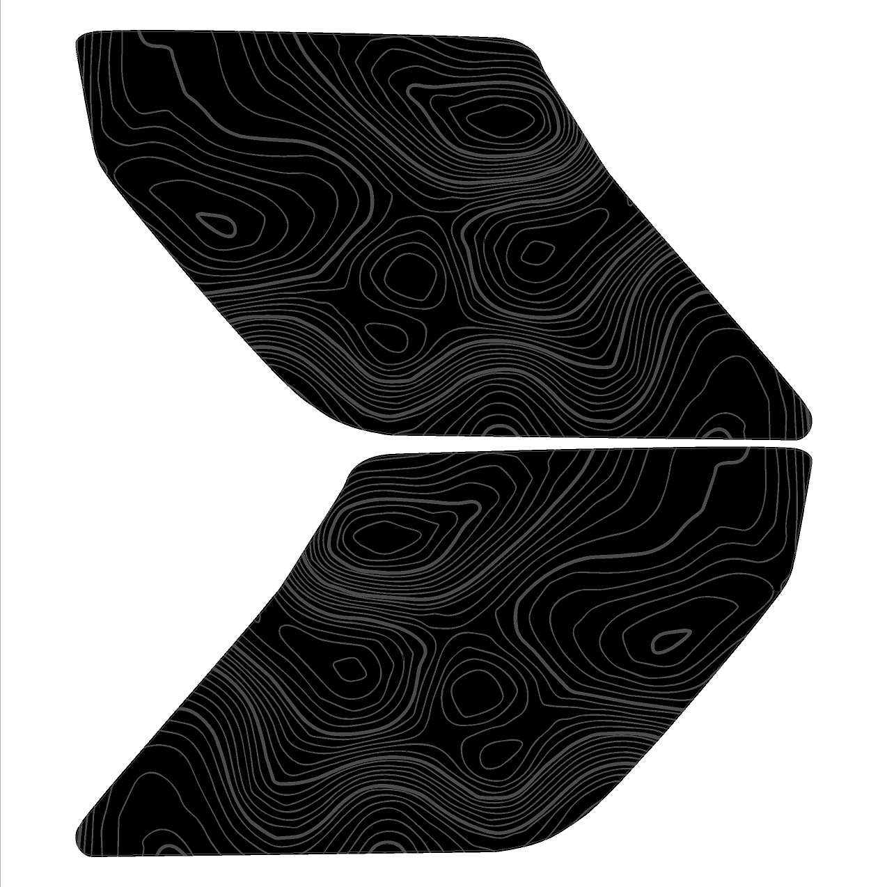Topo Interior Door Handle Overlays - 2021+ Bronco - Image 12
