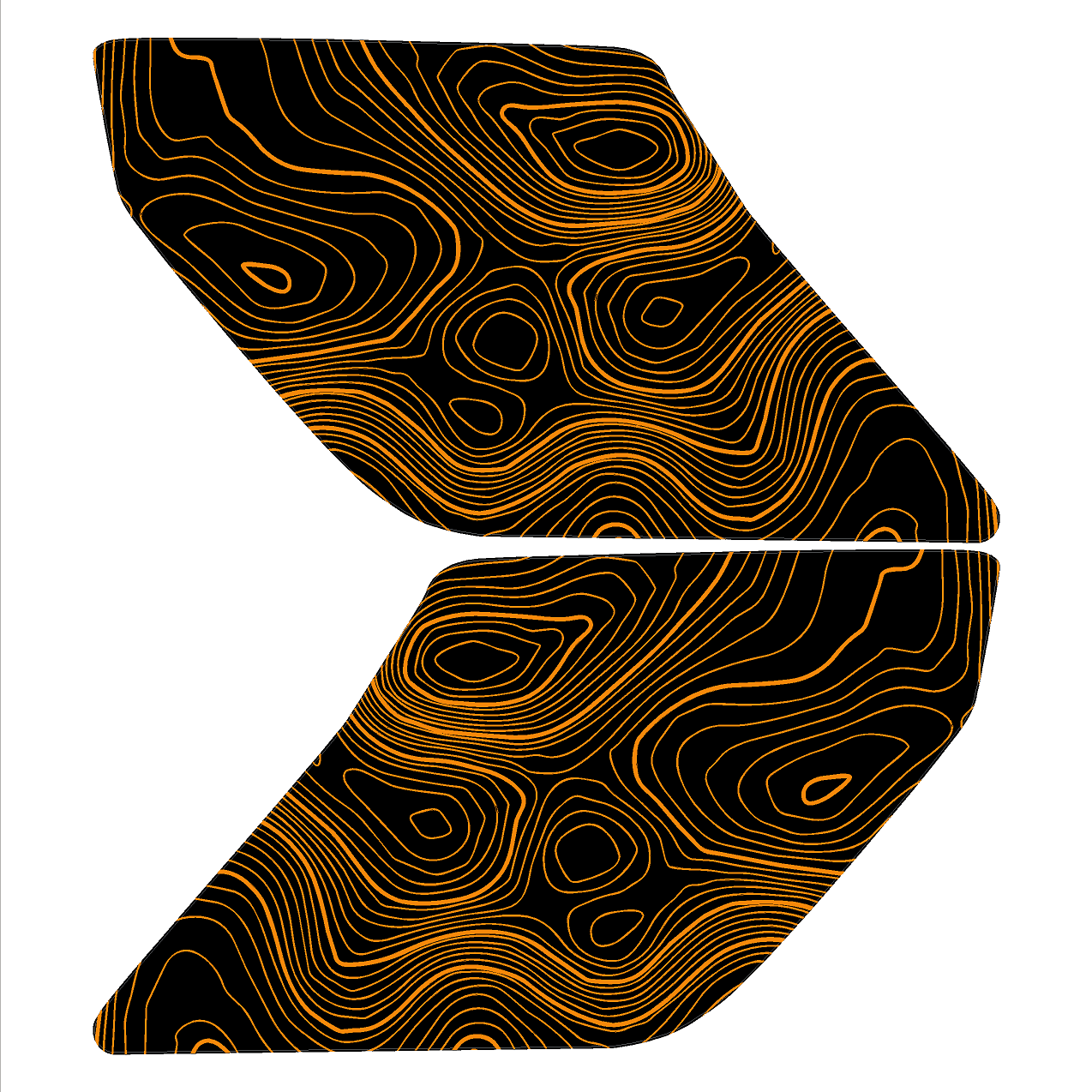 Topo Interior Door Handle Overlays - 2021+ Bronco - Image 14