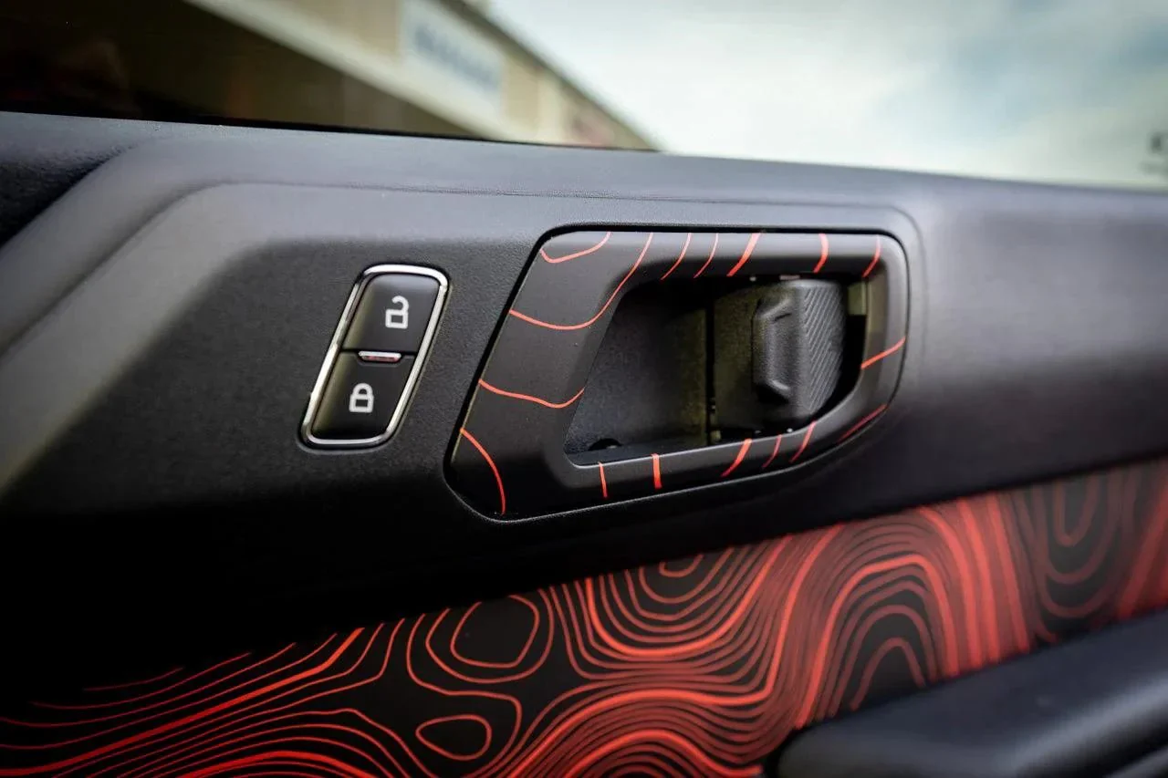 Topo Interior Door Handle Overlays - 2021+ Bronco - Image 8