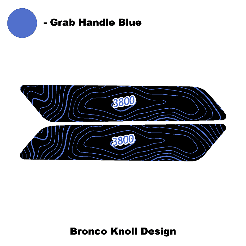 Topo Interior Front Door Grab Handle Overlay Kit (Printed + Laser Series) - 2021+ Bronco - Image 58