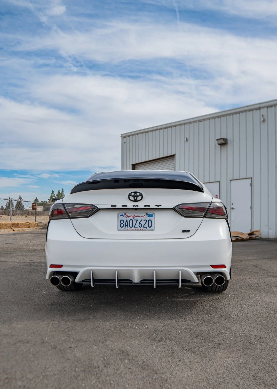 Toyota Camry (2018-2024) SE / XSE HDPE Rear Diffuser + Spats - Image 6