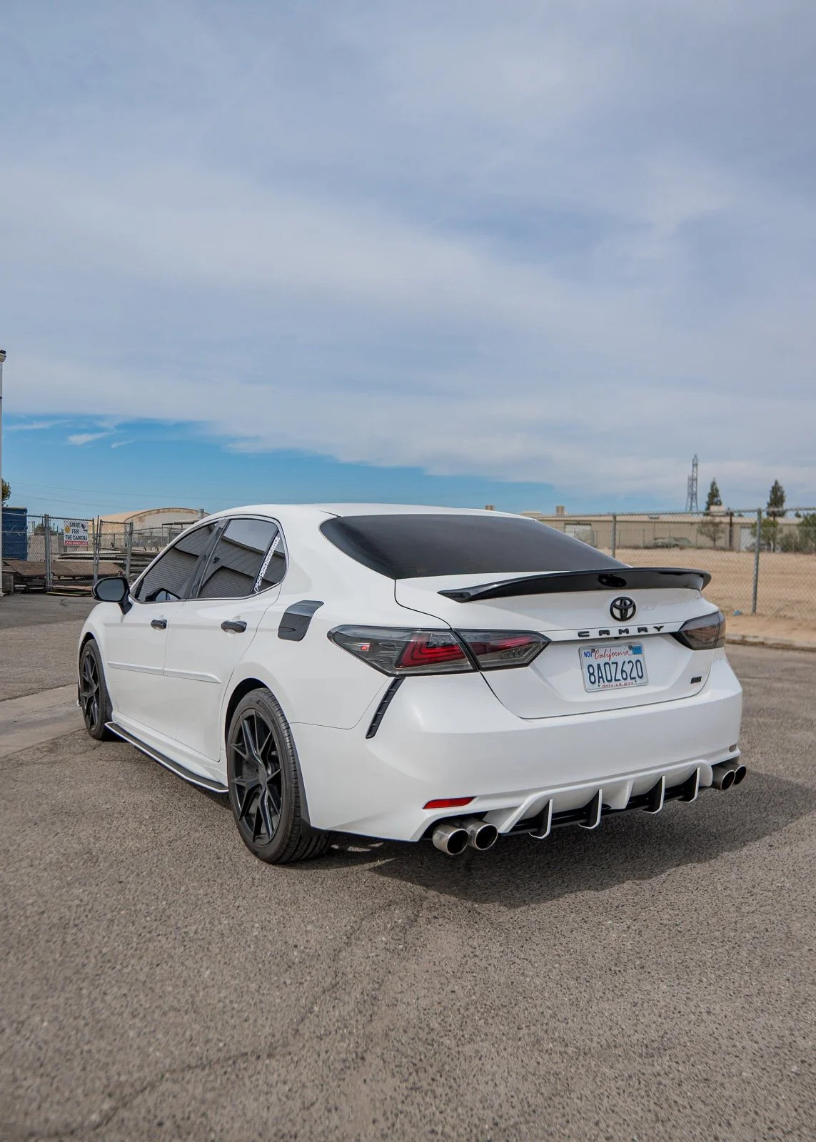 Toyota Camry (2018-2024) SE / XSE HDPE Rear Diffuser + Spats - Image 8