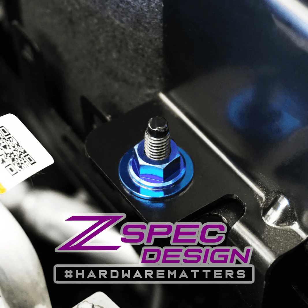 ZSPEC Stage-3 Dress Up Bolts® Fastener Kit for 21+ Ford Bronco 2.7L, Titanium & Billet - Image 13